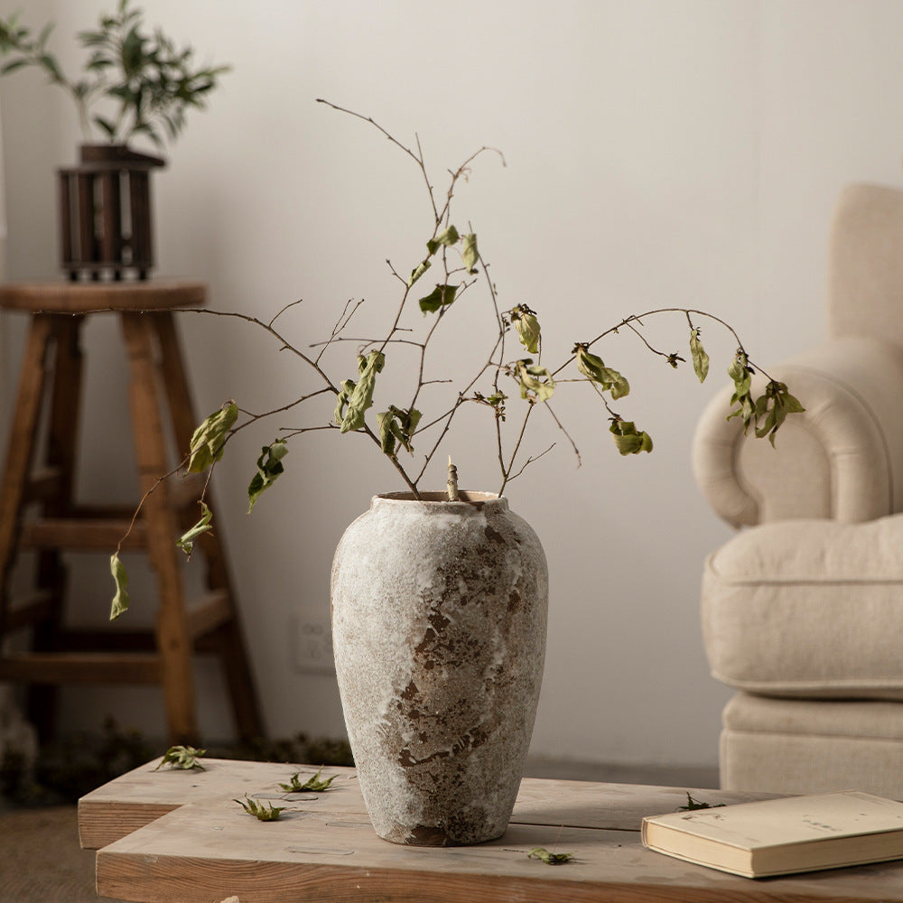 Mottled Retro New Chinese Pottery Pot