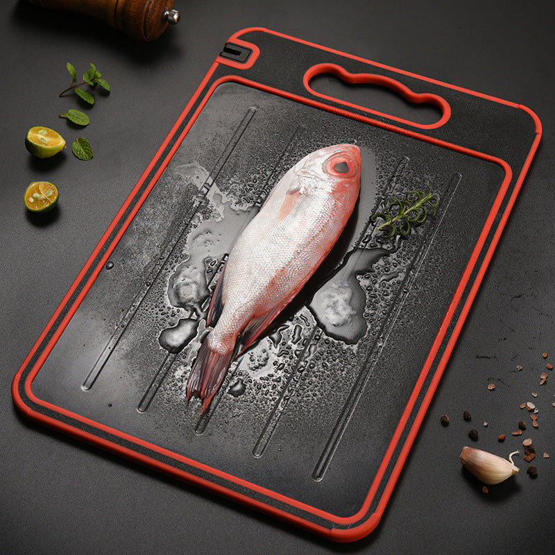 Thawing Cutting Board With Knife Sharpener