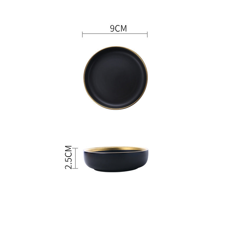 Silver Light Luxury Ceramic Dinnerware