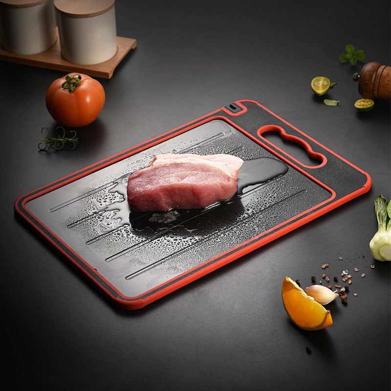 Thawing Cutting Board With Knife Sharpener