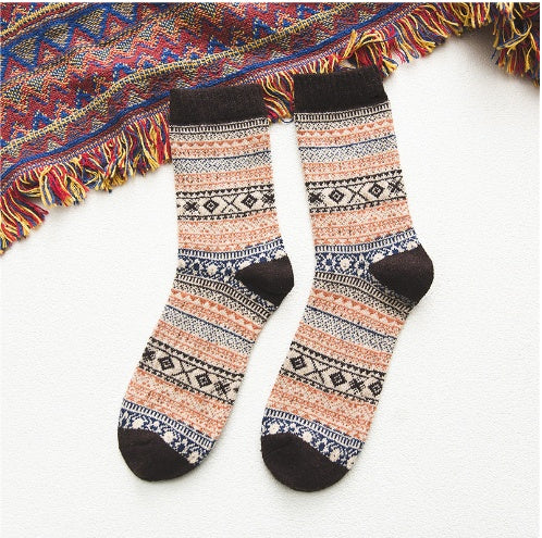 Warm women's rabbit wool socks, wool socks