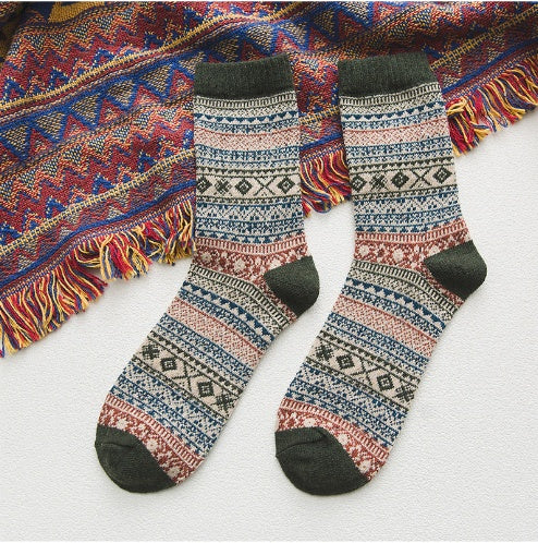 Warm women's rabbit wool socks, wool socks